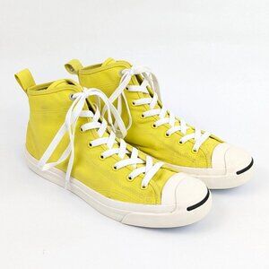 Converse Jack Purcell Shoes Yellow High Top Hancock Vulcanized Water Repellent